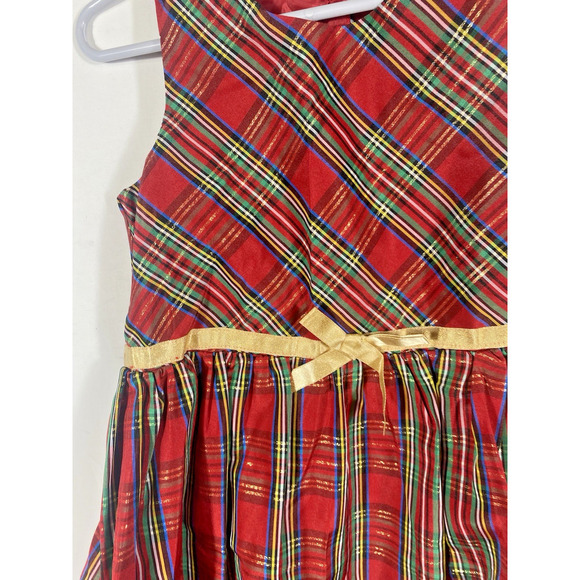 Speechless Toddler Dress Size 5T Red Tartan Plaid Check Holiday Party Christmas - Picture 4 of 10
